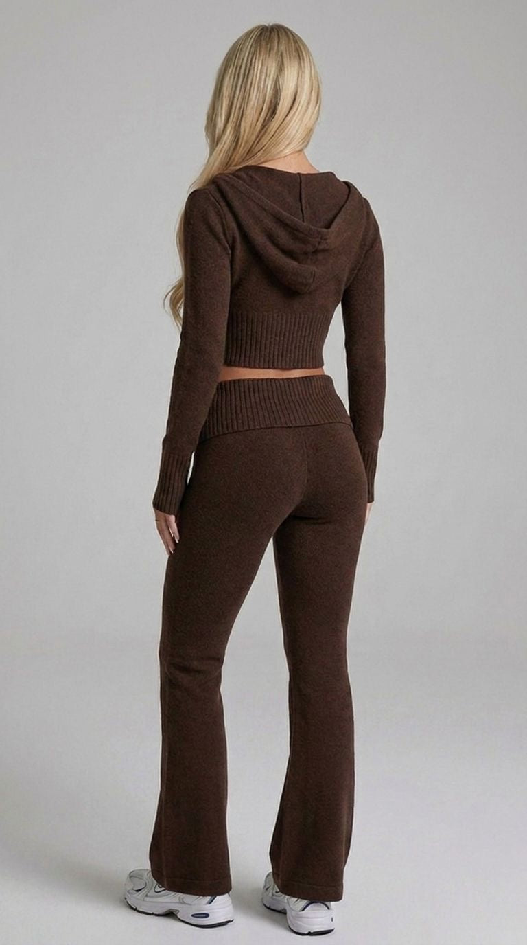Cirella- two piece suite brown