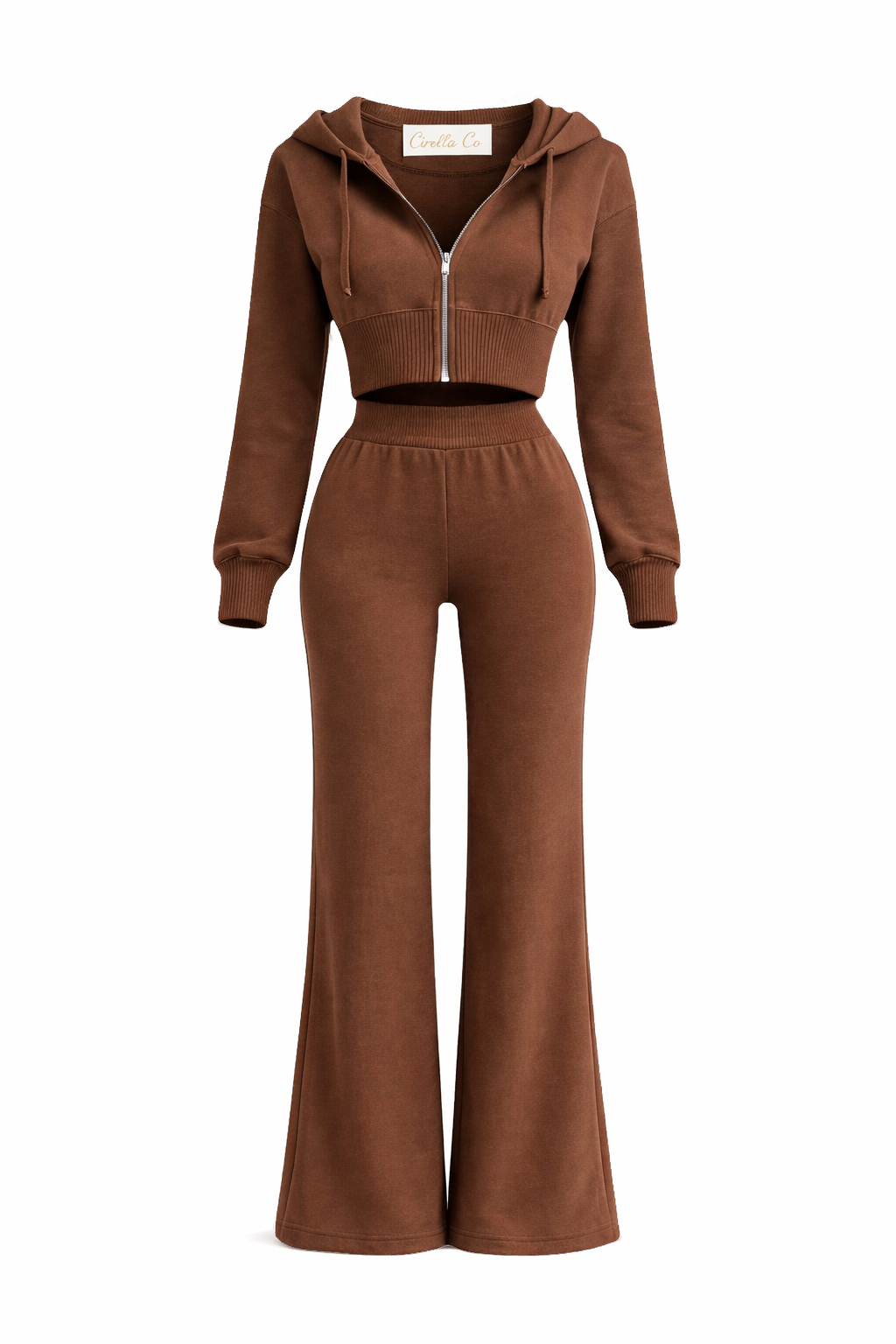 Cirella- two piece suite brown